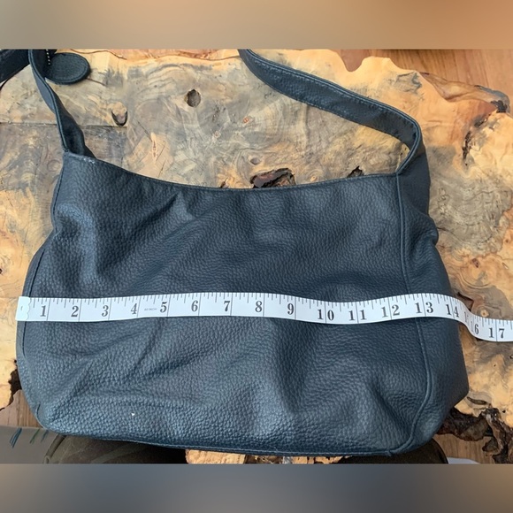 Vintage FairSet Black Pebbled Leather Handbag - Picture 6 of 8